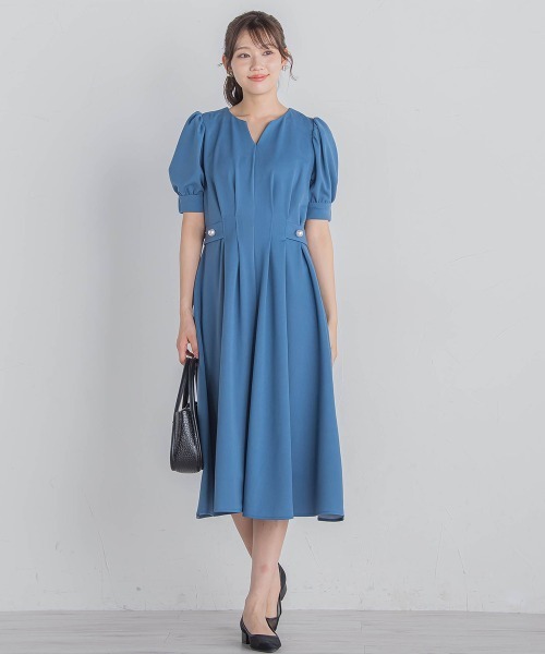 【セール】キレリラワンピ≪手洗い可能≫（ワンピース）｜QUEENS COURT（クイーンズコート）