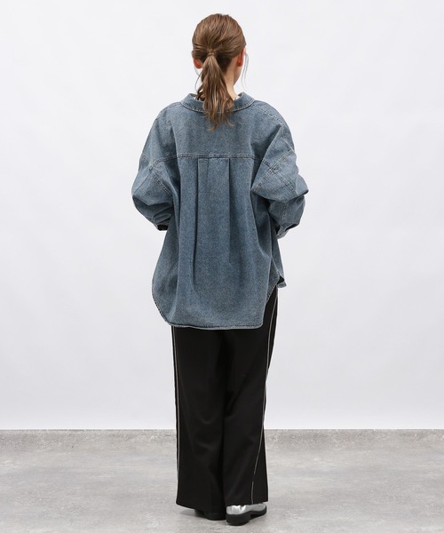 LAKOLE（ラコレ）の「ケミカルウォッシュシャツ長袖 / 140262（シャツ