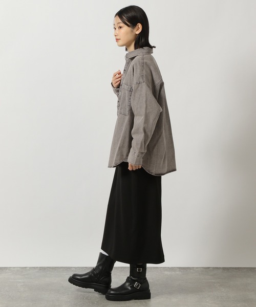 セール】ケミカルウォッシュシャツ長袖 / 140262（シャツ