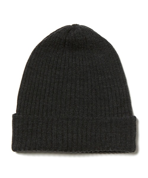 Snow Peak（スノーピーク）の「Rib Knit Cap（ニットキャップ/ビーニー・レディース・ネイビー/チャコール/ブラック/オレンジ・ONE SIZE）」の2枚目の写真
