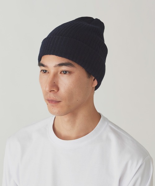 Snow Peak（スノーピーク）の「Rib Knit Cap（ニットキャップ/ビーニー・レディース・ネイビー/チャコール/ブラック/オレンジ・ONE SIZE）」の5枚目の写真