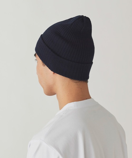 Snow Peak（スノーピーク）の「Rib Knit Cap（ニットキャップ/ビーニー・レディース・ネイビー/チャコール/ブラック/オレンジ・ONE SIZE）」の6枚目の写真
