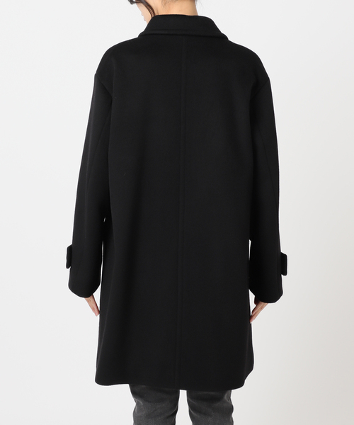 JOURNAL STANDARD relume（ジャーナルスタンダード　レリューム）の「スーパーファインビーバーステンカラーコート（ステンカラーコート・レディース・チャコールグレー/ブラック・38/36）」の11枚目の写真