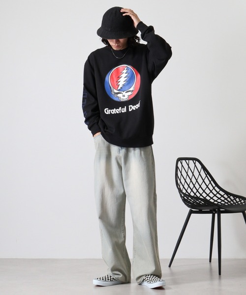 Grateful Dead（グレイトフルデッド）の「WS select Grateful Dead 長袖スウェットシャツ（スウェット・メンズ・ブラック系2/チャコールグレー/ブラック系1/ブラック系3/グレー系その他・L/M）」の14枚目の写真