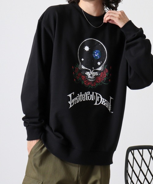 Grateful Dead（グレイトフルデッド）の「WS select Grateful Dead 長袖スウェットシャツ（スウェット・メンズ・ブラック系2/チャコールグレー/ブラック系1/ブラック系3/グレー系その他・L/M）」の8枚目の写真