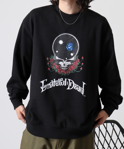 Grateful Dead（グレイトフルデッド）の「WS select Grateful Dead 長袖スウェットシャツ（スウェット・メンズ・ブラック系2/チャコールグレー/ブラック系1/ブラック系3/グレー系その他・L/M）」の7枚目の写真