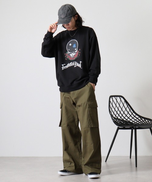 Grateful Dead（グレイトフルデッド）の「WS select Grateful Dead 長袖スウェットシャツ（スウェット・メンズ・ブラック系2/チャコールグレー/ブラック系1/ブラック系3/グレー系その他・L/M）」の9枚目の写真