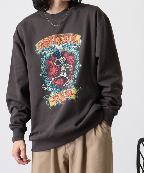 Grateful Dead（グレイトフルデッド）の「WS select Grateful Dead 長袖スウェットシャツ（スウェット・メンズ・ブラック系2/チャコールグレー/ブラック系1/ブラック系3/グレー系その他・L/M）」の21枚目の写真