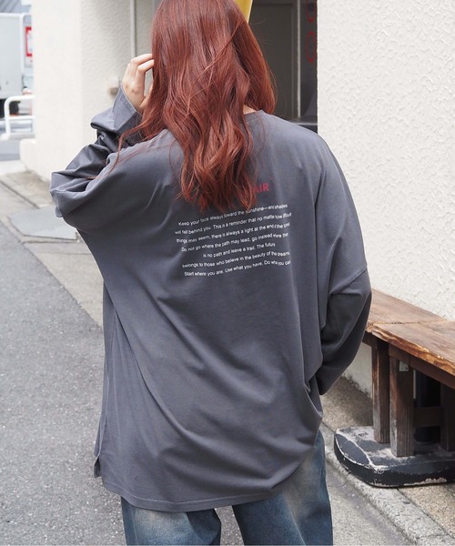 PEOPLESTYLE 長袖Ｔシャツ ファッション プリント ヴィンテージ セール】ヴィンテージバイクプリントロングスリーブTシャツ（T