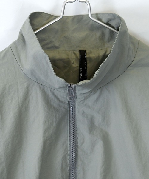 おしゃれスタ(オシャレスタ)の「side switch nylon jacket/サイド切り替えナイロンジャケット【IR】(ナイロンジャケット・メンズ・グレー/カーキ/ブラック・L/XL/M)」の10枚目の写真