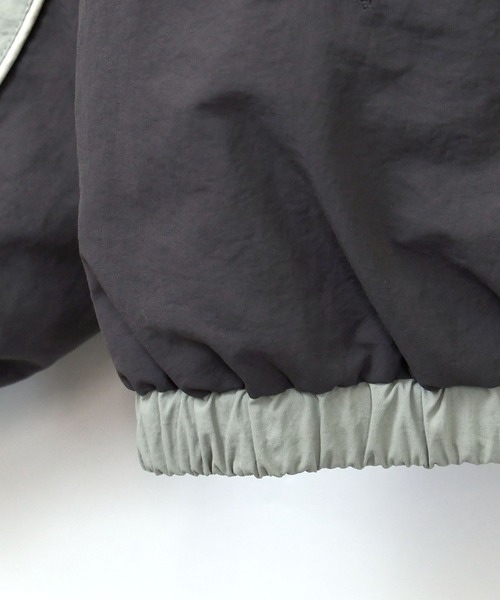 おしゃれスタ(オシャレスタ)の「side switch nylon jacket/サイド切り替えナイロンジャケット【IR】(ナイロンジャケット・メンズ・グレー/カーキ/ブラック・L/XL/M)」の13枚目の写真