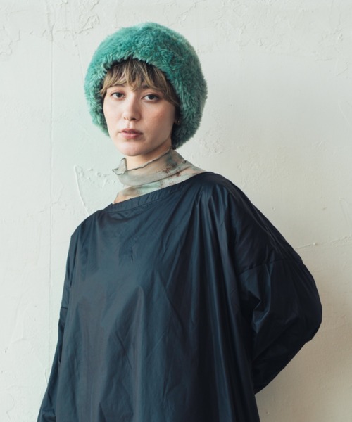 ORIENT(オリエント)の「マルモコ(ハット・レディース・アイボリー/ブラック/グリーン/ブラウン/オレンジ/イエロー/ベージュ・FREE)」の5枚目の写真