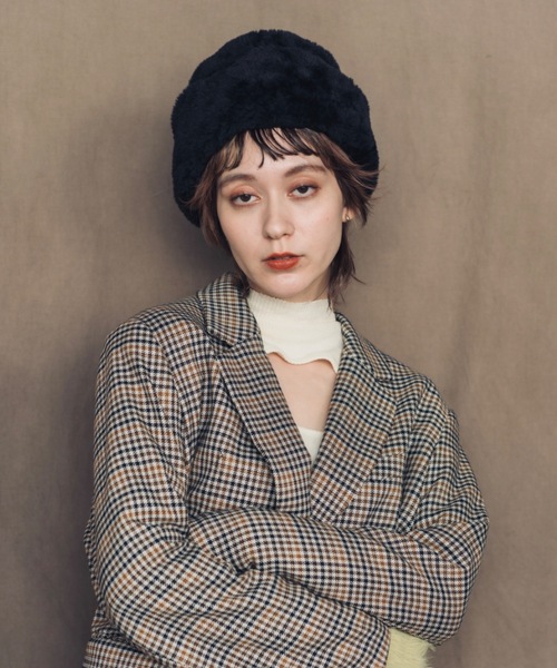 ORIENT(オリエント)の「マルモコ(ハット・レディース・アイボリー/ブラック/グリーン/ブラウン/オレンジ/イエロー/ベージュ・FREE)」の2枚目の写真