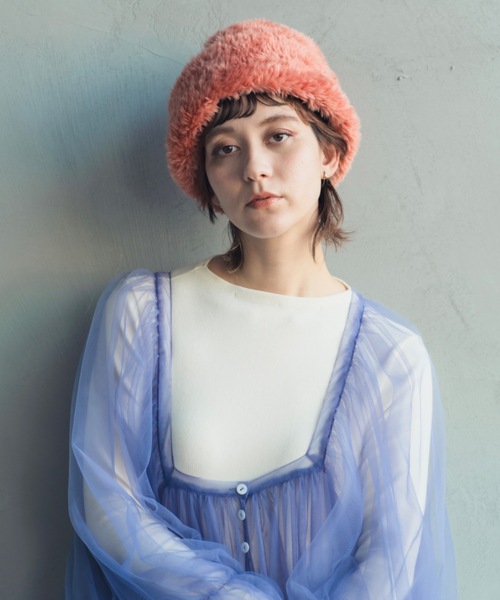 ORIENT(オリエント)の「マルモコ(ハット・レディース・アイボリー/ブラック/グリーン/ブラウン/オレンジ/イエロー/ベージュ・FREE)」の14枚目の写真