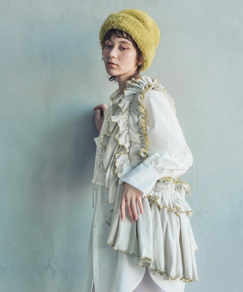 ORIENT(オリエント)の「マルモコ(ハット・レディース・アイボリー/ブラック/グリーン/ブラウン/オレンジ/イエロー/ベージュ・FREE)」の21枚目の写真