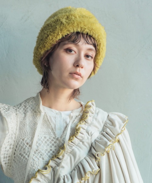 ORIENT(オリエント)の「マルモコ(ハット・レディース・アイボリー/ブラック/グリーン/ブラウン/オレンジ/イエロー/ベージュ・FREE)」の16枚目の写真