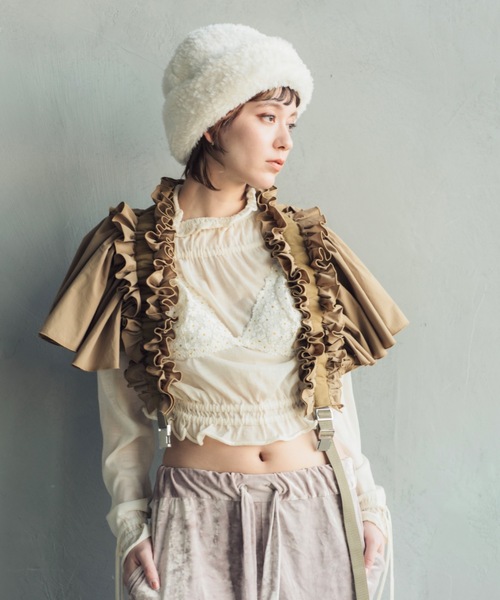 ORIENT(オリエント)の「マルモコ(ハット・レディース・アイボリー/ブラック/グリーン/ブラウン/オレンジ/イエロー/ベージュ・FREE)」の11枚目の写真