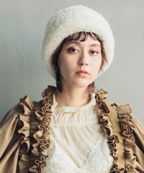 ORIENT(オリエント)の「マルモコ(ハット・レディース・アイボリー/ブラック/グリーン/ブラウン/オレンジ/イエロー/ベージュ・FREE)」の8枚目の写真