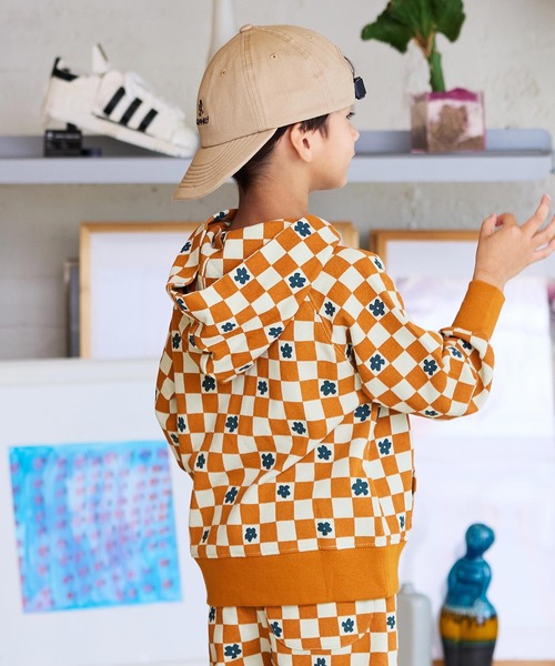 HOGAN RANCH WEAR（ホーガンランチウエア）の「ソウガラパーカー【セットアップ可能】（パーカー・キッズ・ブラック/パープル/ホワイト/ブラウン・150/140/130/120/110/100/95/90/80）」の3枚目の写真