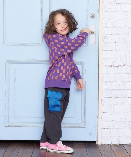 HOGAN RANCH WEAR（ホーガンランチウエア）の「ソウガラパーカー【セットアップ可能】（パーカー・キッズ・ブラック/パープル/ホワイト/ブラウン・150/140/130/120/110/100/95/90/80）」の18枚目の写真