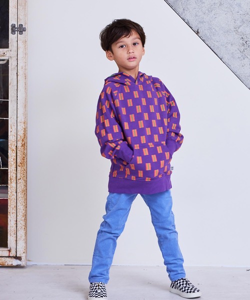 HOGAN RANCH WEAR（ホーガンランチウエア）の「ソウガラパーカー【セットアップ可能】（パーカー・キッズ・ブラック/パープル/ホワイト/ブラウン・150/140/130/120/110/100/95/90/80）」の16枚目の写真