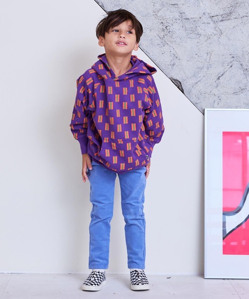 HOGAN RANCH WEAR（ホーガンランチウエア）の「ソウガラパーカー【セットアップ可能】（パーカー・キッズ・ブラック/パープル/ホワイト/ブラウン・150/140/130/120/110/100/95/90/80）」の17枚目の写真