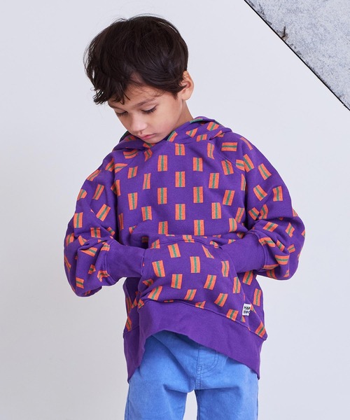 HOGAN RANCH WEAR（ホーガンランチウエア）の「ソウガラパーカー【セットアップ可能】（パーカー・キッズ・ブラック/パープル/ホワイト/ブラウン・150/140/130/120/110/100/95/90/80）」の15枚目の写真