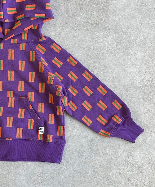 HOGAN RANCH WEAR（ホーガンランチウエア）の「ソウガラパーカー【セットアップ可能】（パーカー・キッズ・ブラック/パープル/ホワイト/ブラウン・150/140/130/120/110/100/95/90/80）」の14枚目の写真