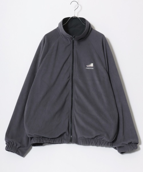 CONVERSE（コンバース）の「CONVERSE/コンバース 裏フリース リバーシブル ナイロンジャケット スタンドブルゾン レディース メンズ（ブルゾン・メンズ・ベージュ/ネイビー/ブラック・M/L/LL）」の21枚目の写真