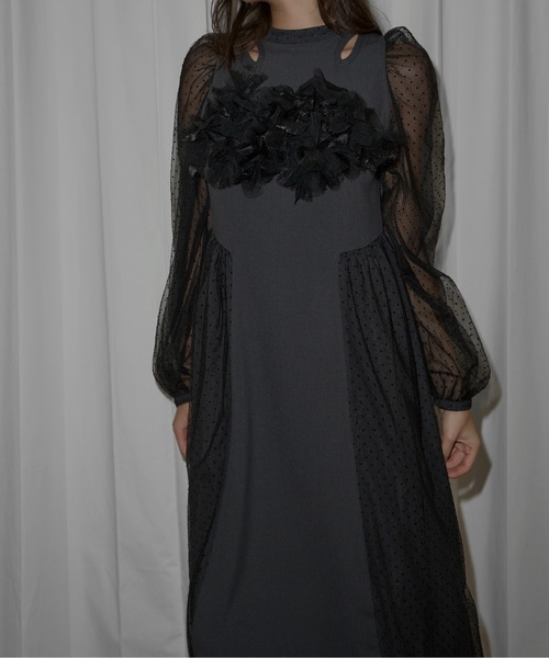 WILLFULLY（ウィルフリー）の「flocky dot layered docking