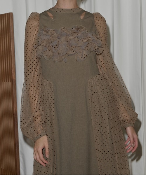 WILLFULLY（ウィルフリー）の「flocky dot layered docking