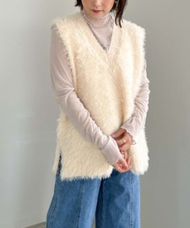 archives | ダブルフェイスフェザーニットベスト(ベスト)