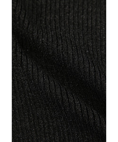 ALEXIA STAM（アリシアスタン）の「Glitter Knit Bustier /ラメニットビスチェ（ベスト・レディース・シルバー/ブラック・FREE）」の16枚目の写真