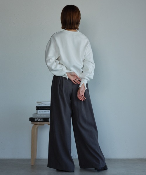 セール】ラメコード裏毛プルオーバー トレーナー/スウェット