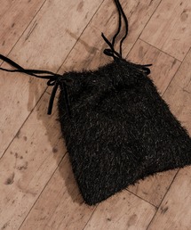 SMELLY | フリンジリボンキンチャクバッグ(ショルダーバッグ)