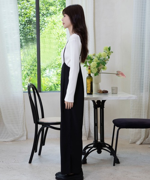 attiree(アティレー)の「【4色展開M/Lサイズ】洗える クルーネックリブニット(ニット/セーター・レディース・ホワイト系その他/ブラック系その他/アイボリー/ブラック・MEDIUM/LARGE)」の13枚目の写真