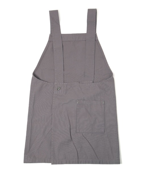 studio CLIP（スタディオクリップ）の「【Orneko BY CLIP】着心地らくらくワークエプロン（エプロン・レディース・グレー/ベージュ・FREE）」の6枚目の写真