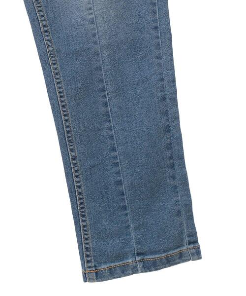 Green　Parks（グリーンパークス）の「GUMストレッチデニム　センター切替テーパードパンツ（デニムパンツ・レディース・インディゴブルー・M/L）」の14枚目の写真