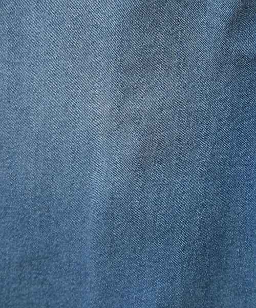 Green　Parks（グリーンパークス）の「GUMストレッチデニム　センター切替テーパードパンツ（デニムパンツ・レディース・インディゴブルー・M/L）」の15枚目の写真