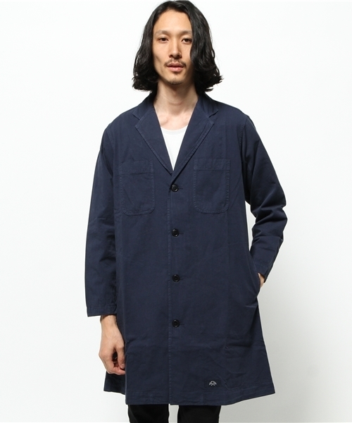 SHIPS JET BLUE(シップスジェットブルー)の「BLUE DE PANAME: エクスクルーシブ ショップコート(その他アウター・メンズ・ネイビー・MEDIUM/SMALL/X-SMALL)」の1枚目の写真