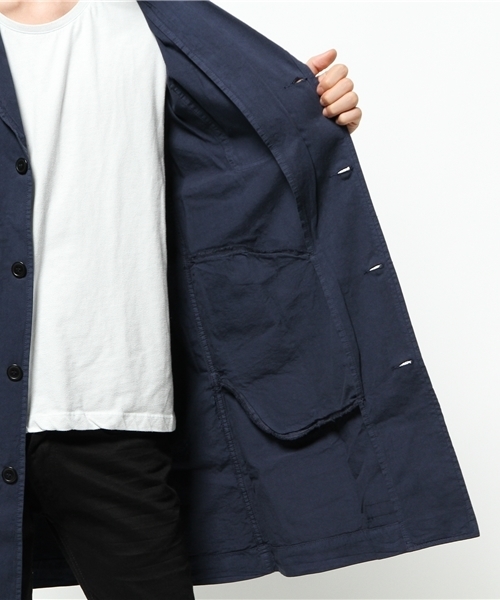 SHIPS JET BLUE(シップスジェットブルー)の「BLUE DE PANAME: エクスクルーシブ ショップコート(その他アウター・メンズ・ネイビー・MEDIUM/SMALL/X-SMALL)」の8枚目の写真