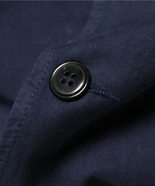 SHIPS JET BLUE(シップスジェットブルー)の「BLUE DE PANAME: エクスクルーシブ ショップコート(その他アウター・メンズ・ネイビー・MEDIUM/SMALL/X-SMALL)」の2枚目の写真