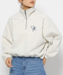 LAKOLE | 刺繍ロゴハーフZIPプルオーバー / 151737(スウェット)