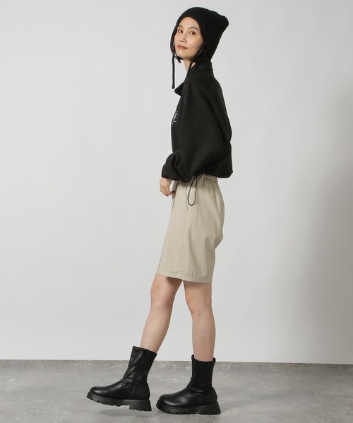 LAKOLE（ラコレ）の「刺繍ロゴハーフZIPプルオーバー / 151737（スウェット・レディース・ボルドー/オートミール/グレー/ブラック・FREE）」の6枚目の写真