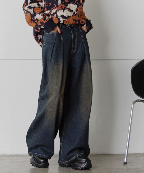 PAGEBOY（ページボーイ）の「<WEB限定サイズあり>タックデニム
