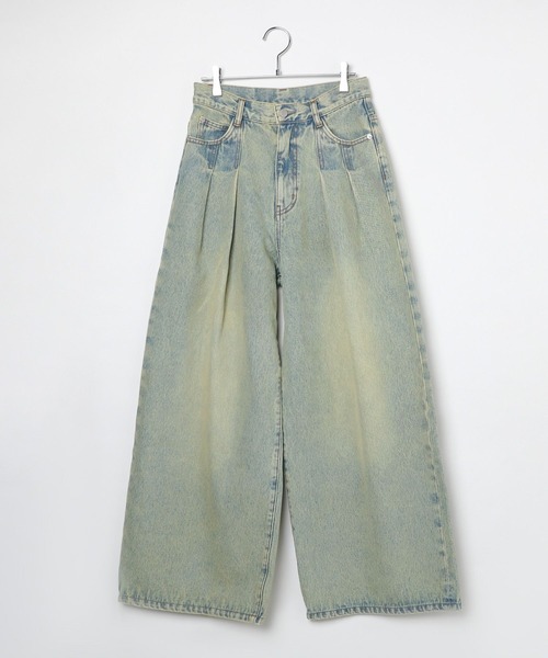 PAGEBOY タックデニムパンツ WEB限定サイズあり>タックデニムパンツ（デニムパンツ