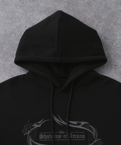 CIYOT(シヨウト)の「【CIYOT】グラフィック刺繍ビッグプルオーバーパーカー(パーカー・メンズ・ブラック/ワイン/グレー・M/L)」の10枚目の写真