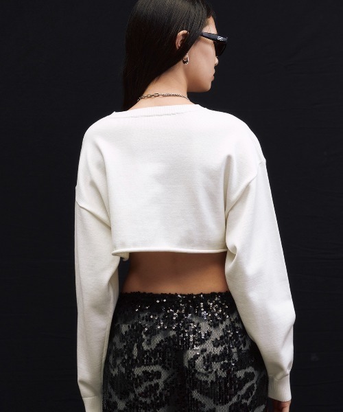 JOSE MOON（ジョゼムーン）の「CROP KNIT PULL OVER（ニット/セーター