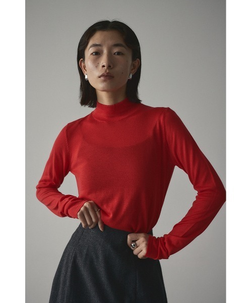 スムースニット他 バックストリングスムースニット（ニット/セーター