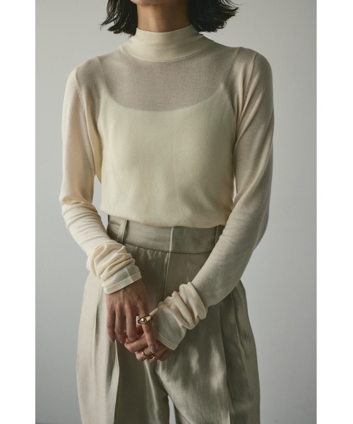 バックストリングスムースニット（ニット/セーター）｜STYLEMIXER